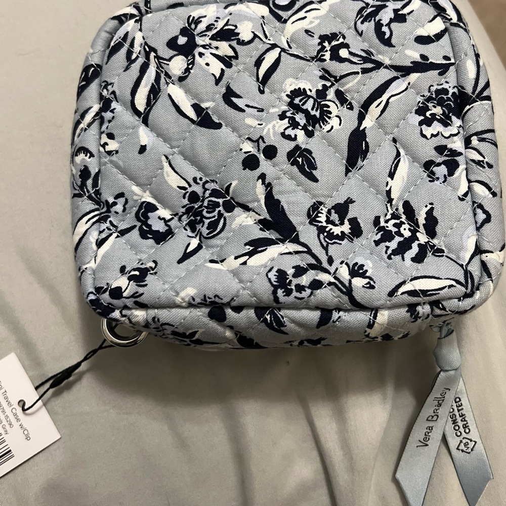 Vera Bradley Mini Travel Case w/Clip